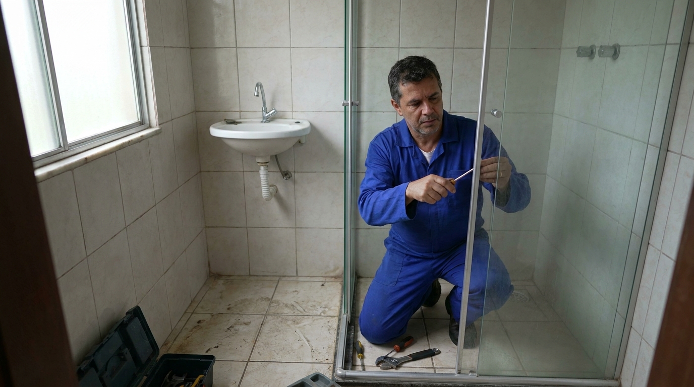 Troca de Roldanas e Trilhos em Vitória‑ES